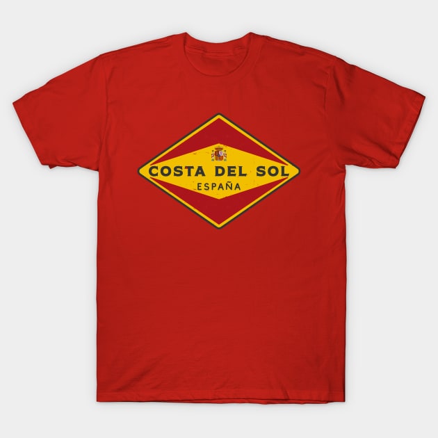 Costa Del Sol Spain T-Shirt by dk08